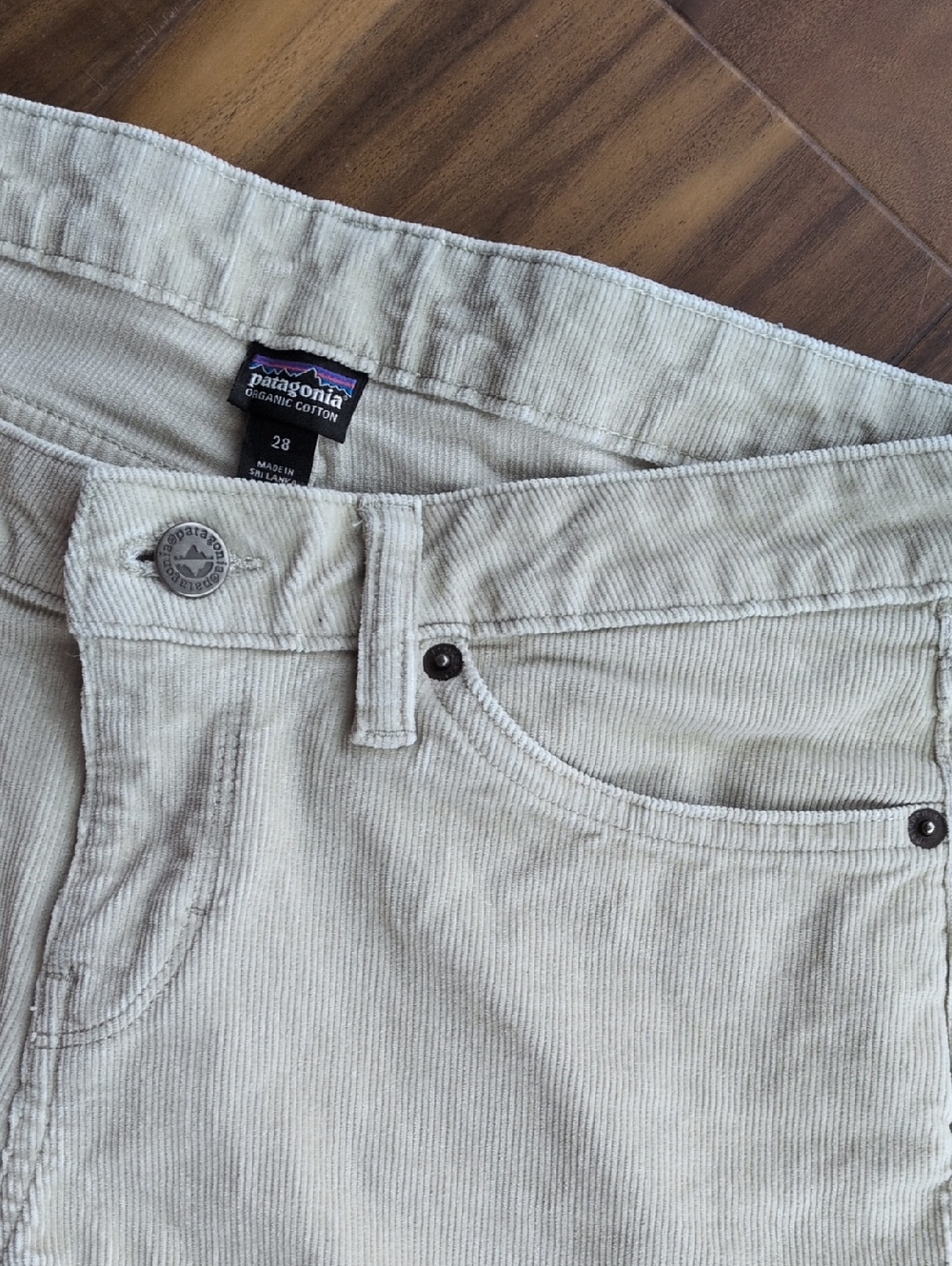 Patagonia Cream Corduroy Pants